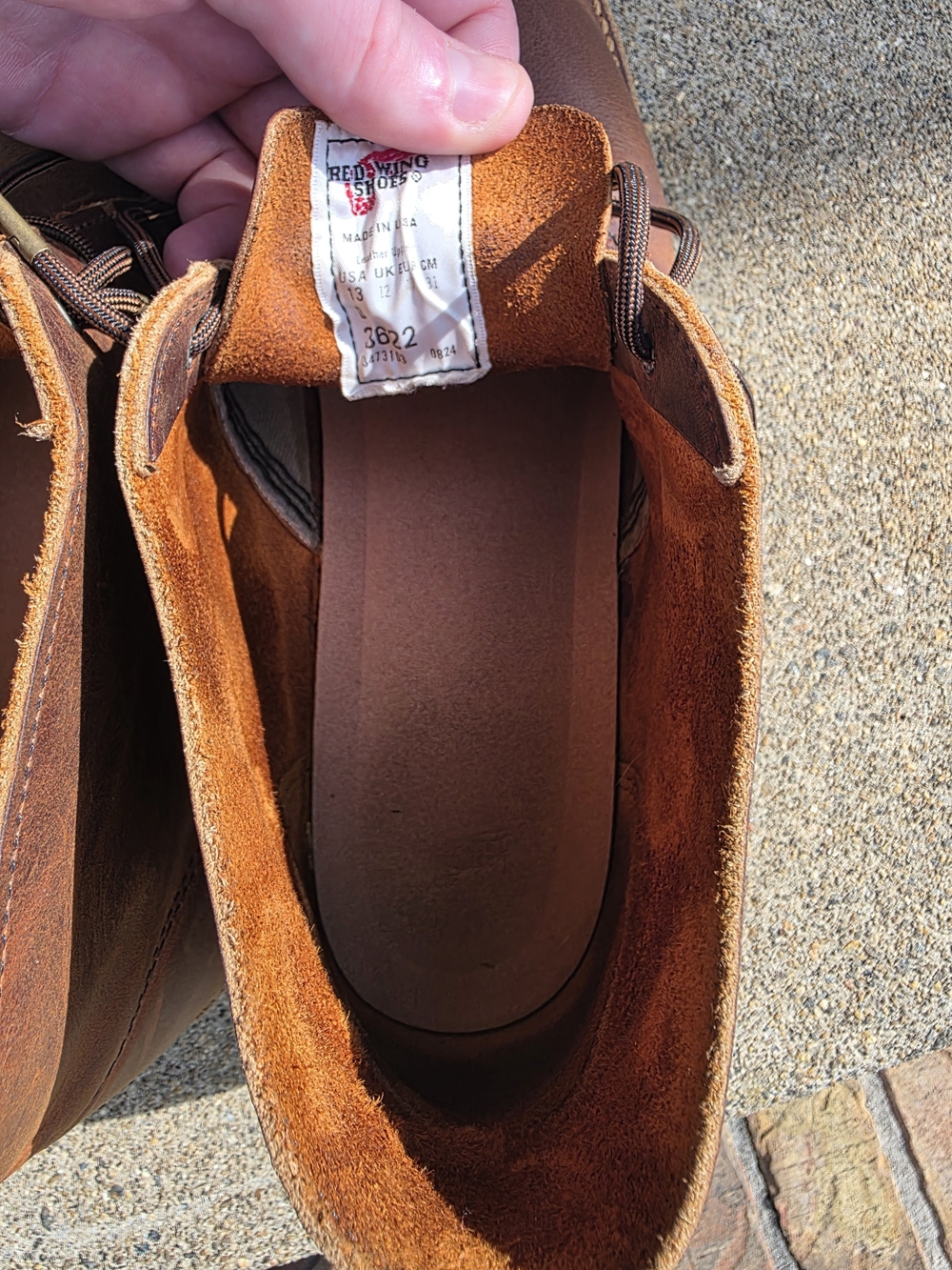 Red Wing Weekender Chukka In Copper Leather - Men's 13 / 3622 - Picture 8 of 9